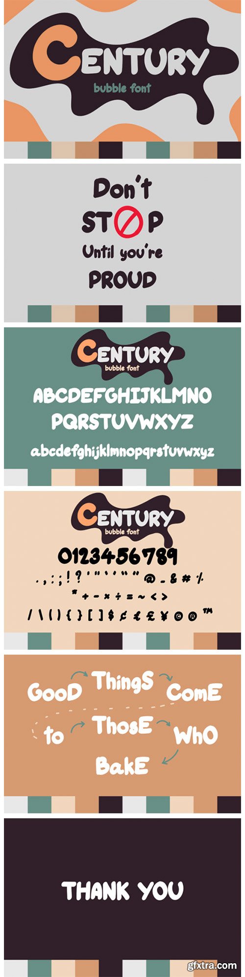 Century Bubble Font