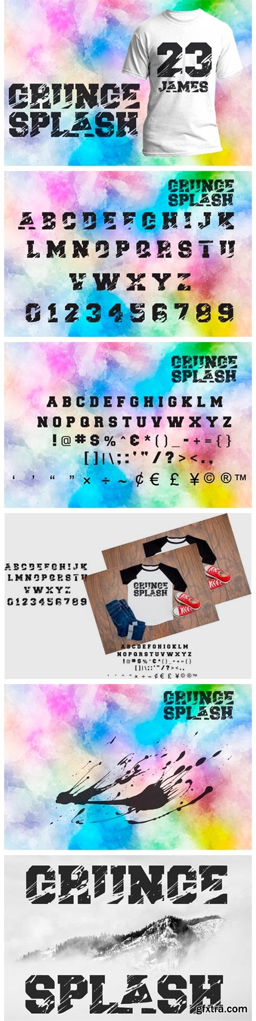 Grunge Splash Font