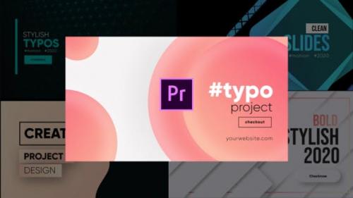 Videohive - Unique Typography- Premiere Pro