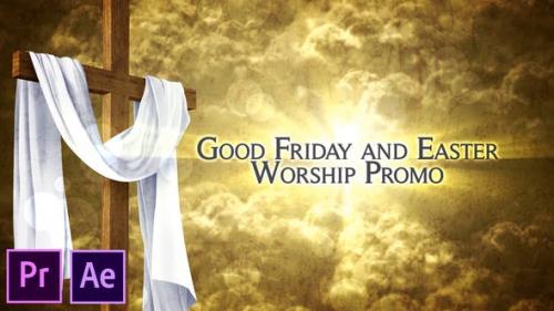 Videohive - Good Friday and Easter Worship Promo Pack - Premiere Pro