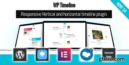 CodeCanyon - WP Timeline v3.4.1 - Responsive Vertical and Horizontal timeline plugin - 17664690