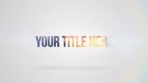 Videohive - Clean Fire Title