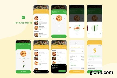 Order Payment – Food Delivery Mobile UI Kit nft