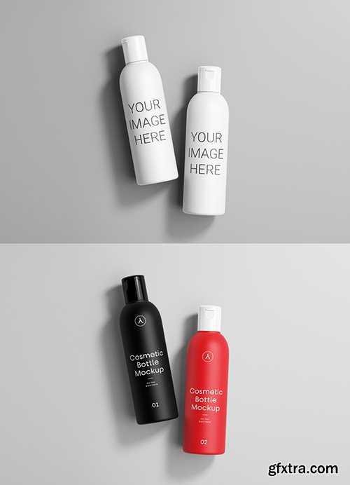 2 Cosmetic Bottles Mockup 336165731