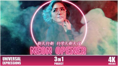 Videohive - Neon Opener