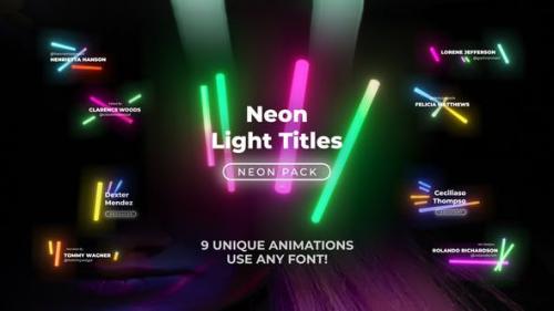 Videohive - Neon Light Titles 5