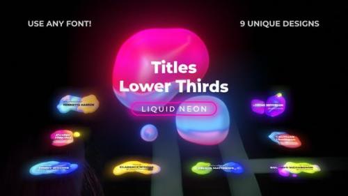 Videohive - Liquid Neon Titles 4