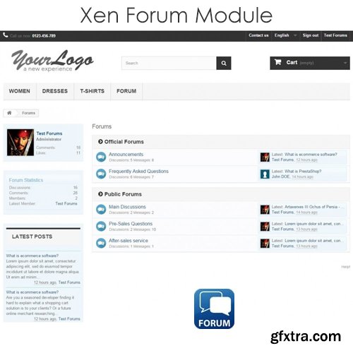 Xen Forum v2.7.5 - PrestaShop Module