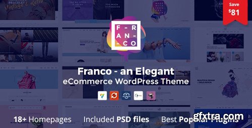 ThemeForest - Franco v1.3.5 - Elegant WooCommerce WordPress Theme - 17155968