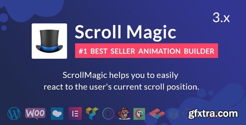 CodeCanyon - Scroll Magic WordPress v3.8.0/v4.0.0 - Scrolling Animation Builder Plugin - 19418234