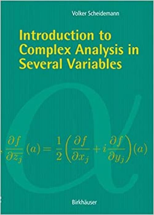 Introduction to Complex Analysis in Several Variables - 376437490X