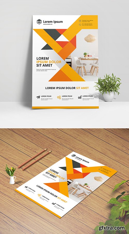 Clean Business Flyer Layout 334526197