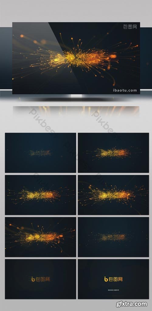 PikBest - Shocking particle light LOGO interpretation film head AE template - 866211