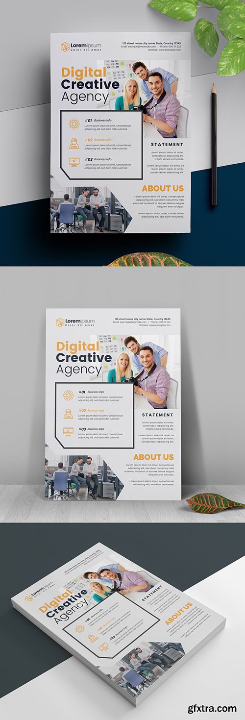 Corporate Minimal Flyer Layout 317788366