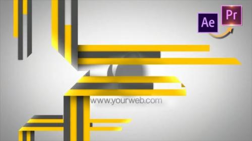 Videohive - Stripes Logo Revelear - Premiere PRO