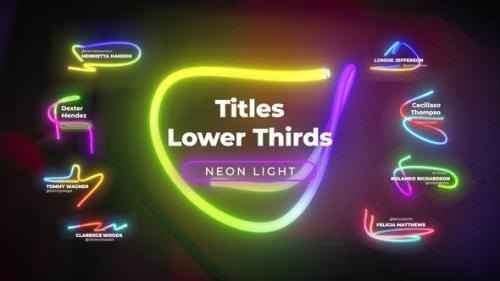 Videohive - Neon Light Titles 3