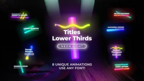 Videohive - Neon Light Titles 1