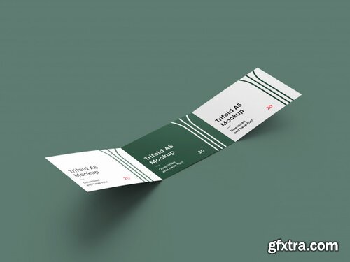 Landscape brochure mockup Premium Psd