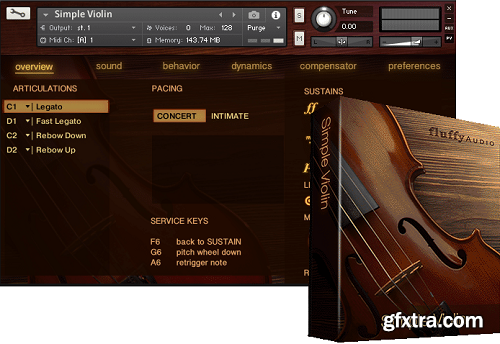 Fluffy Audio Simple Violin KONTAKT-DECiBEL