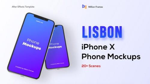 Videohive - Lisbon-Phone Mockups (iphone X)