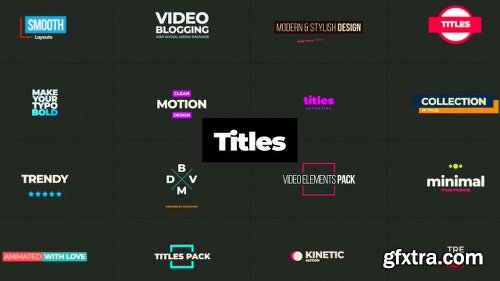 Videohive TG Library // 4300+ Motion Graphics Elements V4 24321544