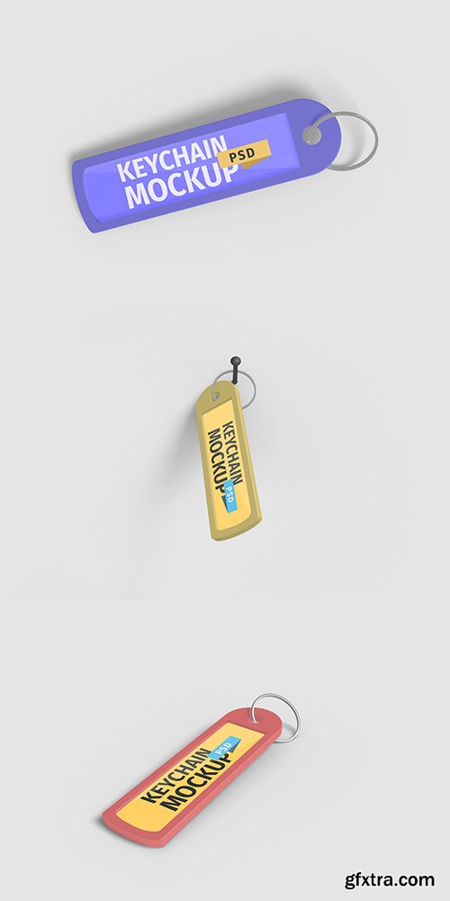 Keychain Mockup Vol 1.1-1.3