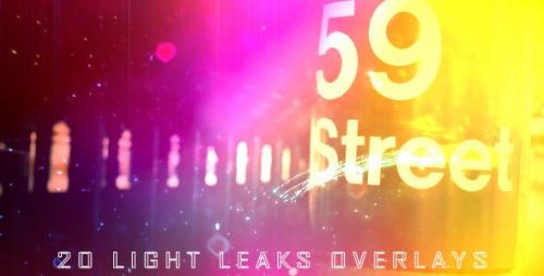 Videohive - 20 Light Leaks Overlays