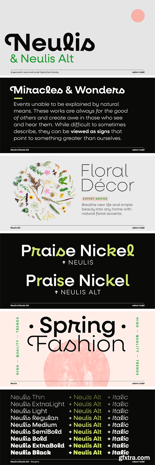 Neulis Font Family