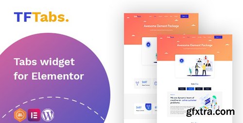 CodeCanyon - TF Tabs widget for Elementor v1.0.1 - 26283718