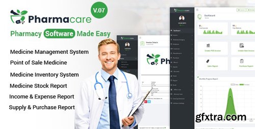 CodeCanyon - Pharmacare v9.1 - Pharmacy Software Made Easy - 19756926 - NULLED