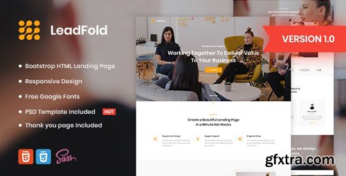 ThemeForest - LeadFold v1.0 - Lead Generation HTML Landing Page Template - 26050053