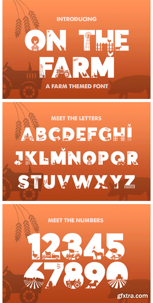 On the Farm Font