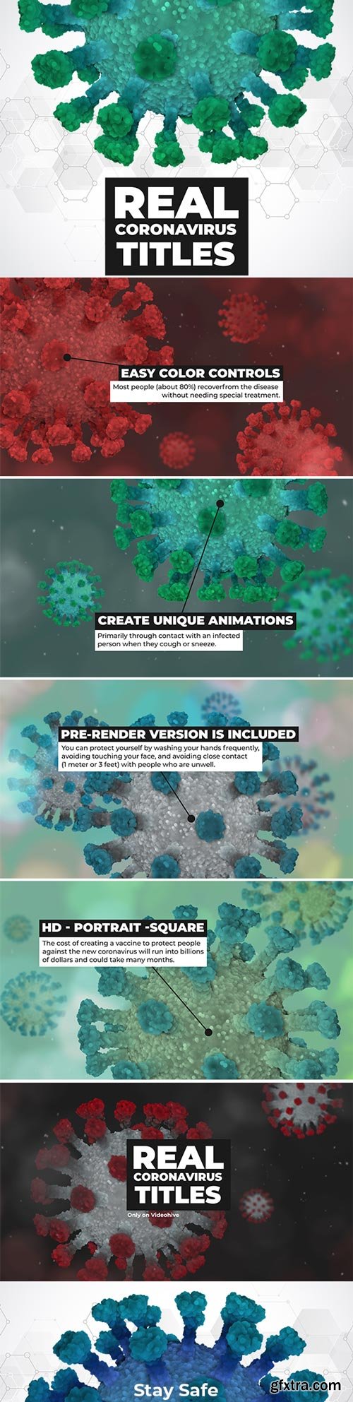 Videohive - Real Coronavirus Titles - 26182866