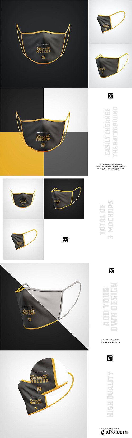 Anti Pollution Face Mask Mockups