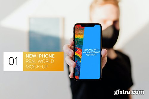 New iPhone 11 Pro in Hand Real World Mock-up