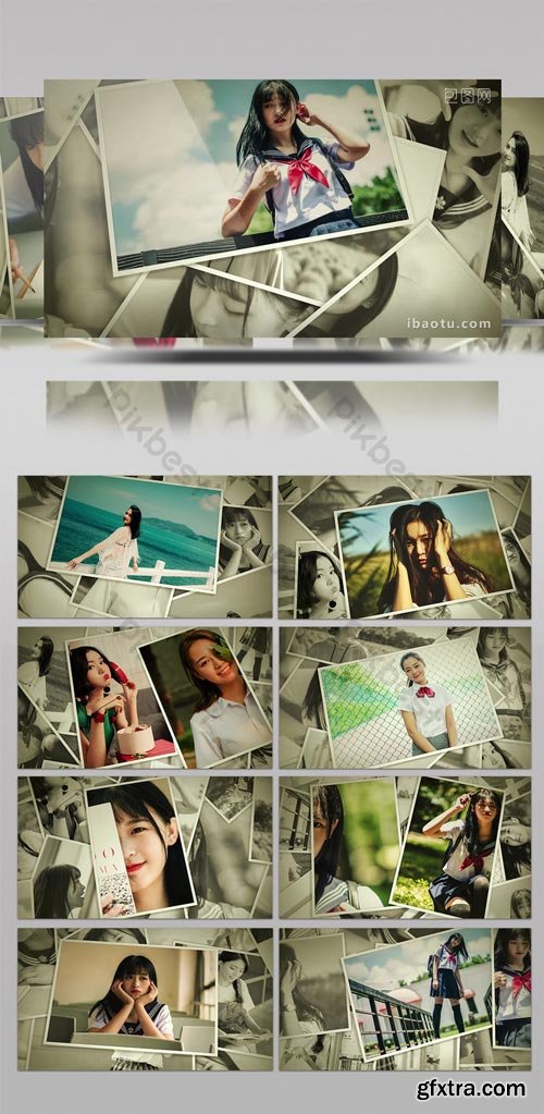 PikBest - Retro Memories Photo Album Show AE Template - 1049512