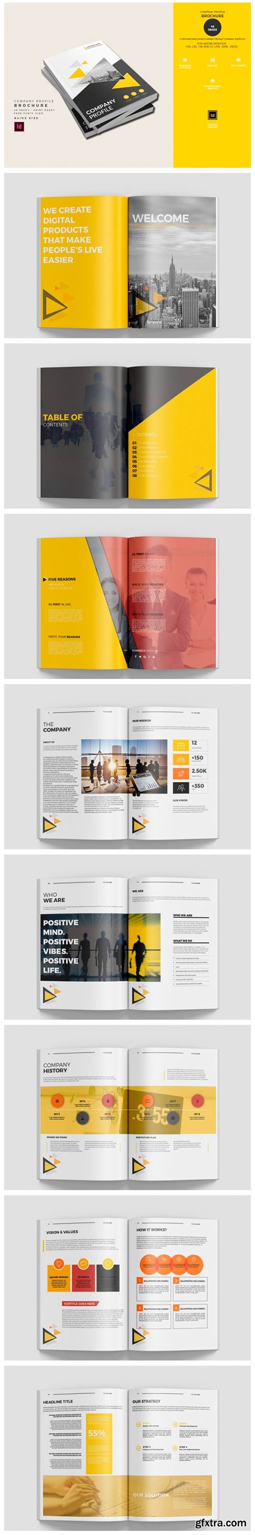 Company Profile Brochure Template 3851625