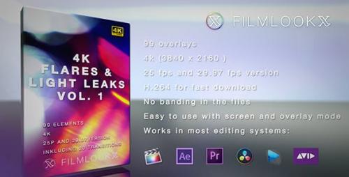 Videohive - Flares and Light Leakes vol.1