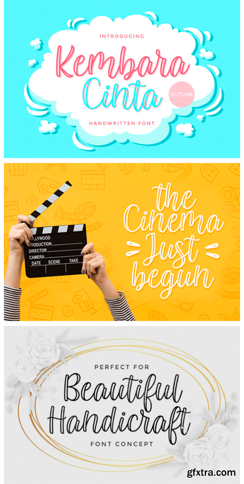 Kembara Cinta Outline Font