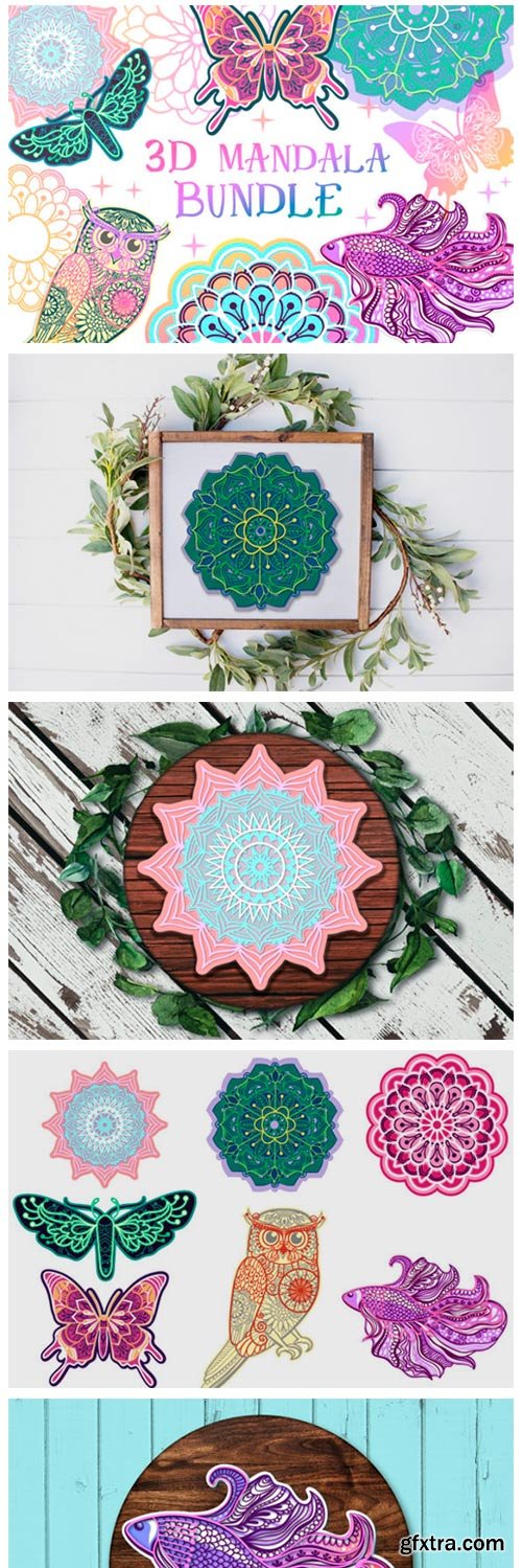 3D Mandala Bundle