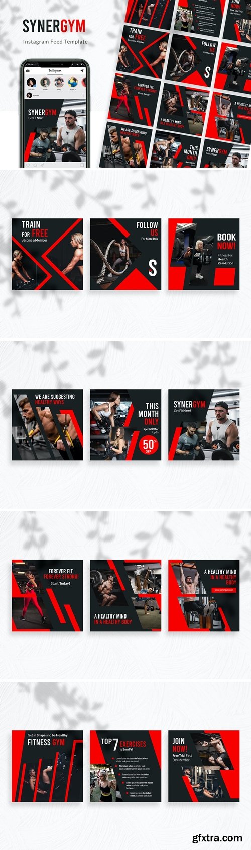 Synergym Instagram Feed Template