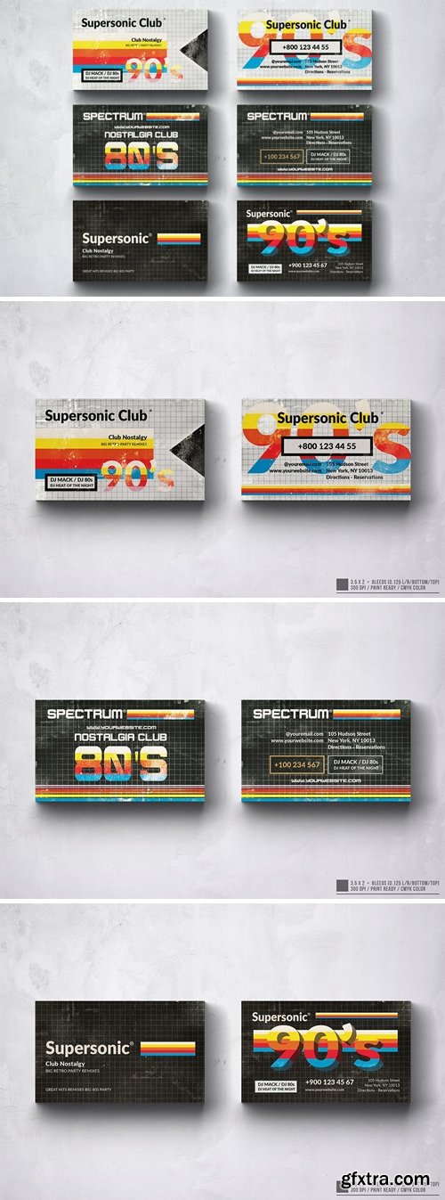 Creative Multipurpose Business Card Design Set