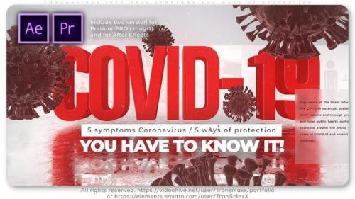 Videohive - Coronavirus Info Main Symptoms and Ways of Protection