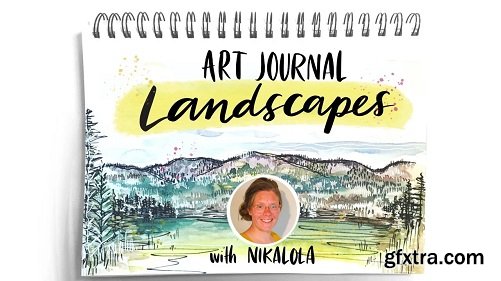 Art Journal Landscapes with Nikalola