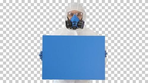 Videohive - Male doctor wearing protective clothes, Alpha Channel