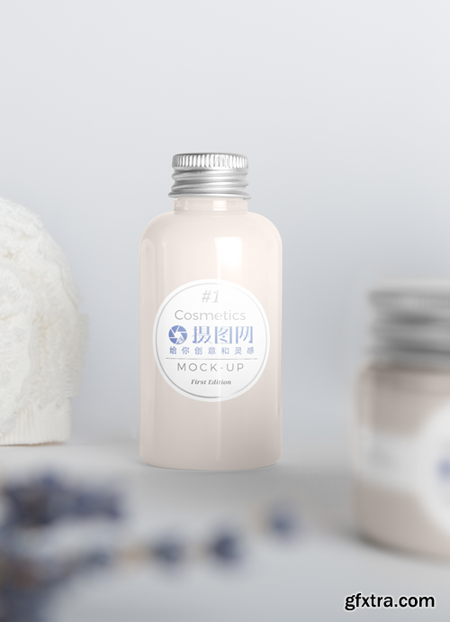 cosmetic packaging mockup