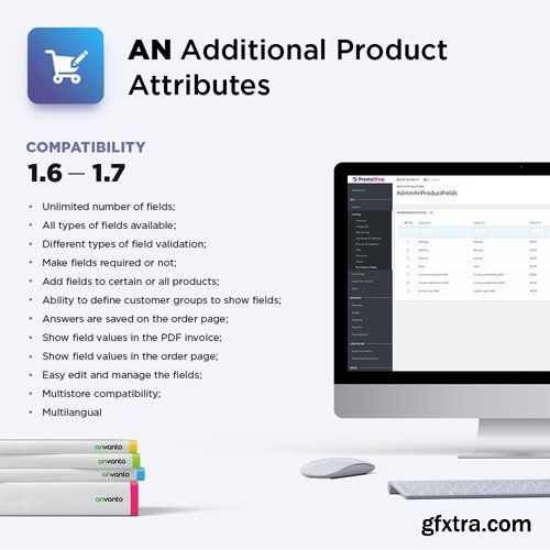 Additional Product Attributes / Custom Product Fields v2.4.2 - PrestaShop Module