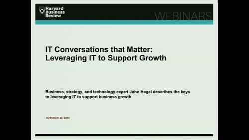 Oreilly - IT Conversations that Matter: Leveraging IT to Support Growth - 2235486600001