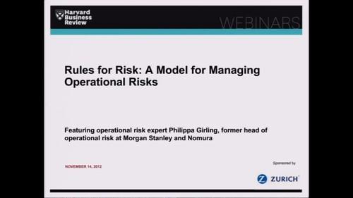 Oreilly - Rules for Risk: A Model for Managing Operational Risks - 2235490732001