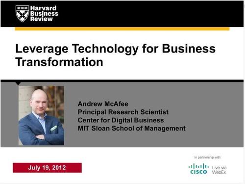 Oreilly - Leverage Technology for Business Transformation - 2235534216001